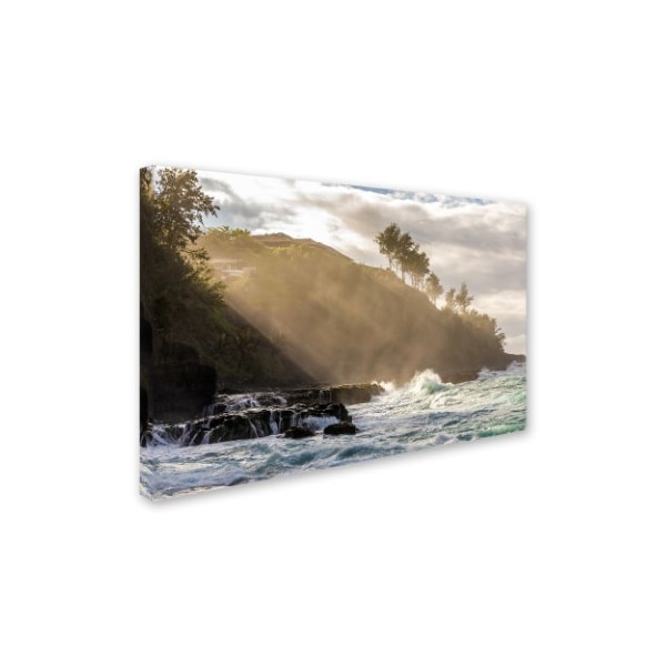 Pierre Leclerc 'Beach Sunlight' Canvas Art,16x24